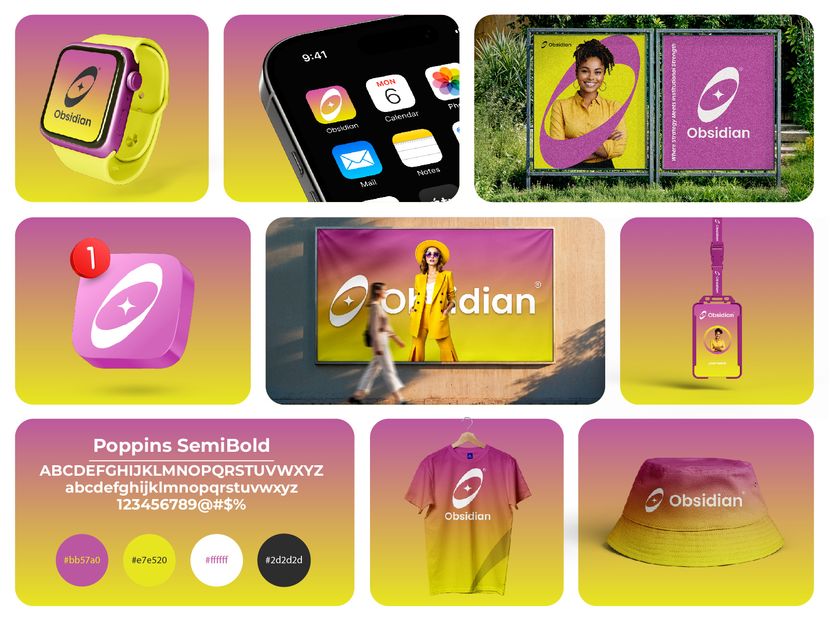 "Obsidian" Logo Branding (Unused) best designer brand book brand designer brandidentity branding creative design design graphic design illustration logo logo branding logo design logos logotipo logotype modern logo branding obsidian logo tech logo typography vector