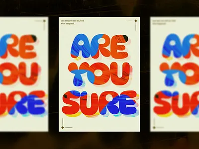 Retro Typography Poster animation anime branding design e commerce editorial graphic design illustration logo movies ott poster retro shapes typography ui user interface ux