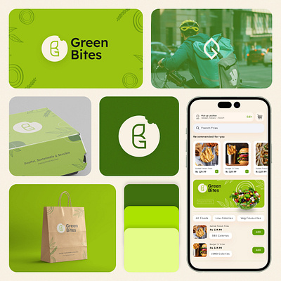 UI/UX & Branding Design for Green Bites branding design figma graphic design illustration logo motion graphics ui ux vector web design
