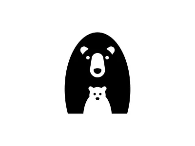Bear animal logo animal love animal mark bear bear icon bear logo bear mark branding care concept forest graphic design grizzly logo love mother negative space logo polar bear wild animal zoo