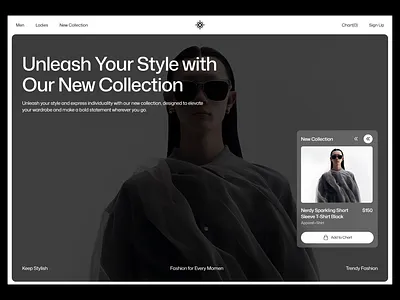 Andriosa: E-Commerce Fashion Landing Page clean ui conversion design ecommerce landing page fashion brand fashion ecommerce fashion landing page fashion website hero section minimalist design modern ui online store design product grid product showcase responsive web retail website shopping website trendy design ui design ux design website concept