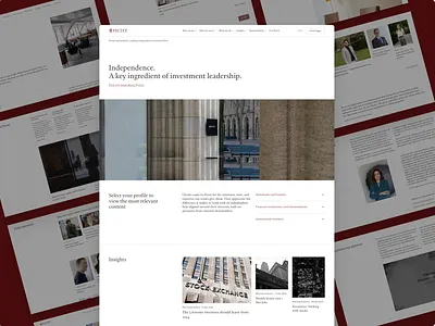 Pictet Global Website bank banking design designsystem flat ui ux web website