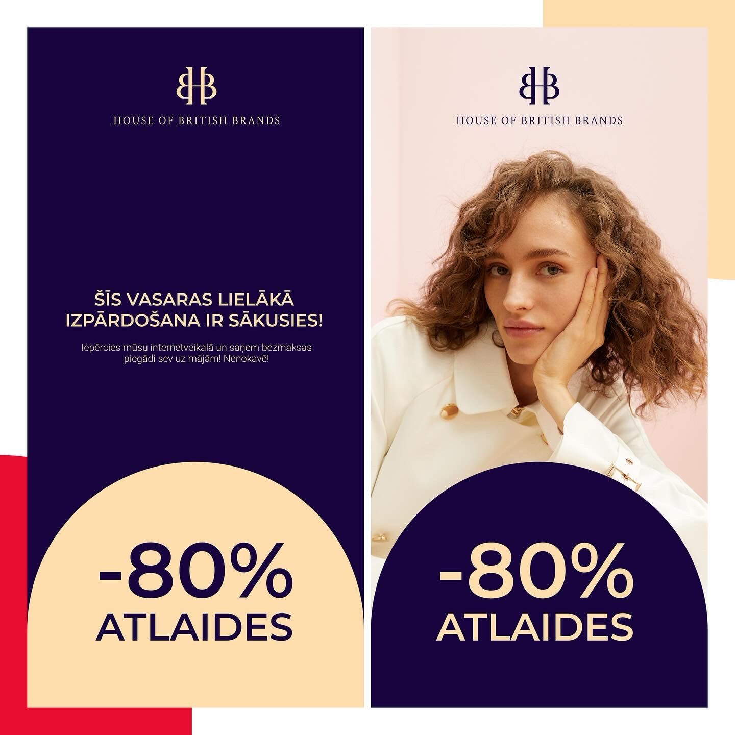 Promotion Ad Branding Design for House of British ad branding design figma graphic design illustration logo post promotion social ui ux vector visual web design