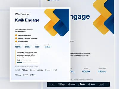 Bringing “Kwik Engage” to Life design illustration landing page landing page design ui ui design ux ux design web design