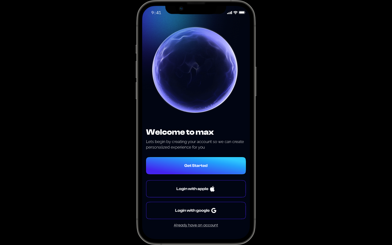 Example of Minimal Mobile App Design