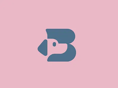 B + Dog Logo animal b monogram brand branding classy clever creative dog feminine grooming identity logo luxury minimalist negative space pet simple smart unique woman