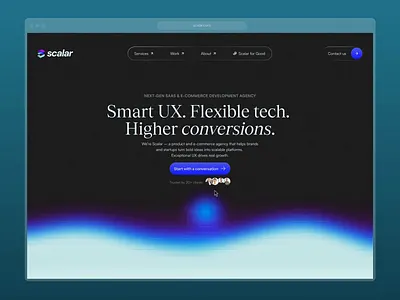 Website Main Scroll for a Digital Agency branding design design studio graphic design illustration interface landing landing page motion graphics ui user experience ux web webdesign website design website development