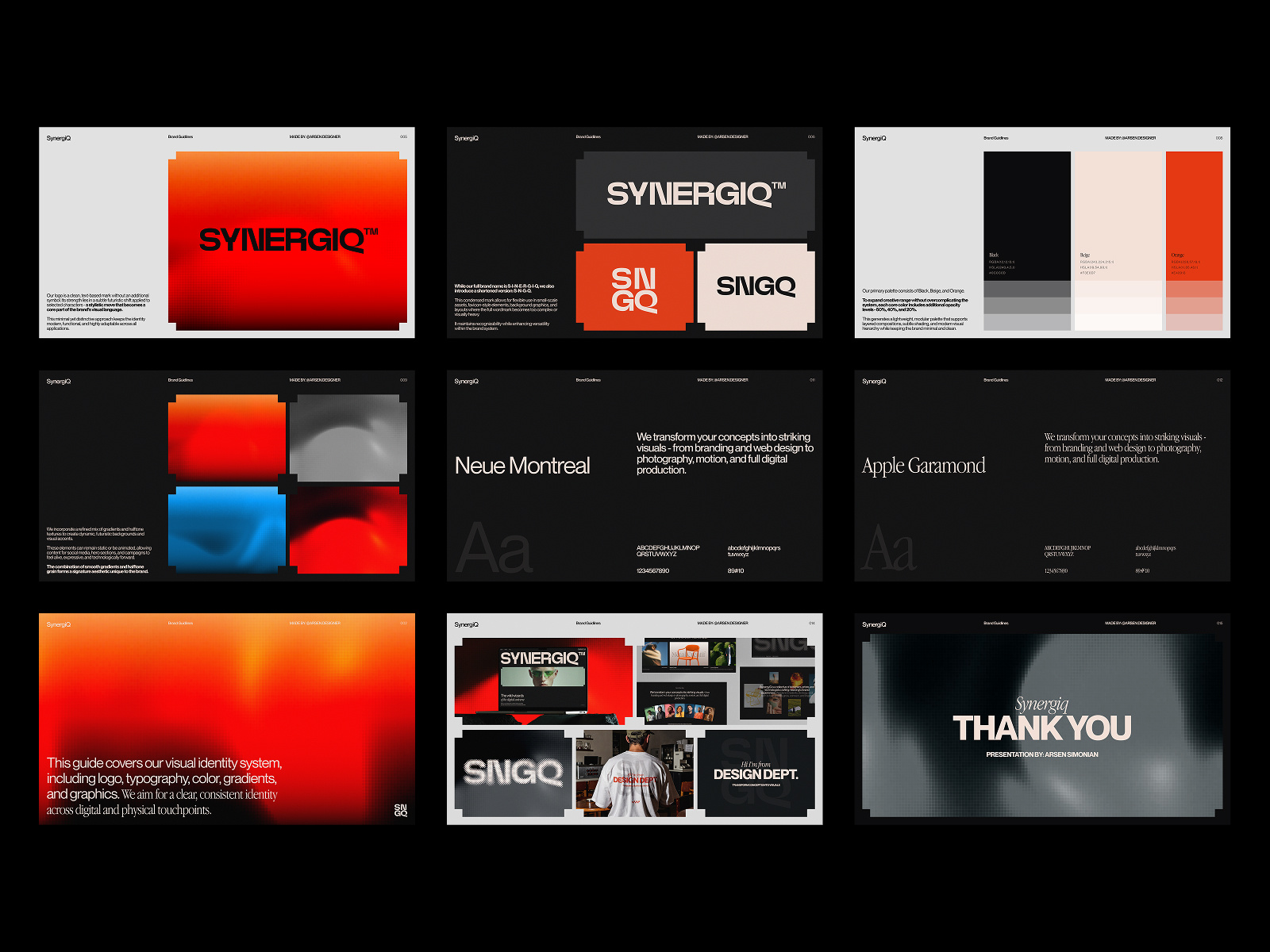 SynergiQ – Brand Identity - Creative Agency 3d animation brand brand identity branding design graphic design illustration logo ui uiux website
