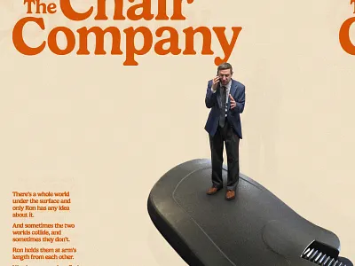 The Chair Company 2025 chair chairs design designer fan art graphic design hbo hbo max key art poster poster art poster design posters the chair company the chair company poster the chair company posters tim robinson tv show tv shows