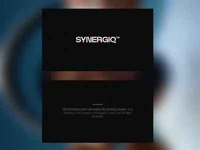 SynergiQ – Motion Preview animation branding creative design follow graphic design illustration landing page ui uiux web design webdesign website