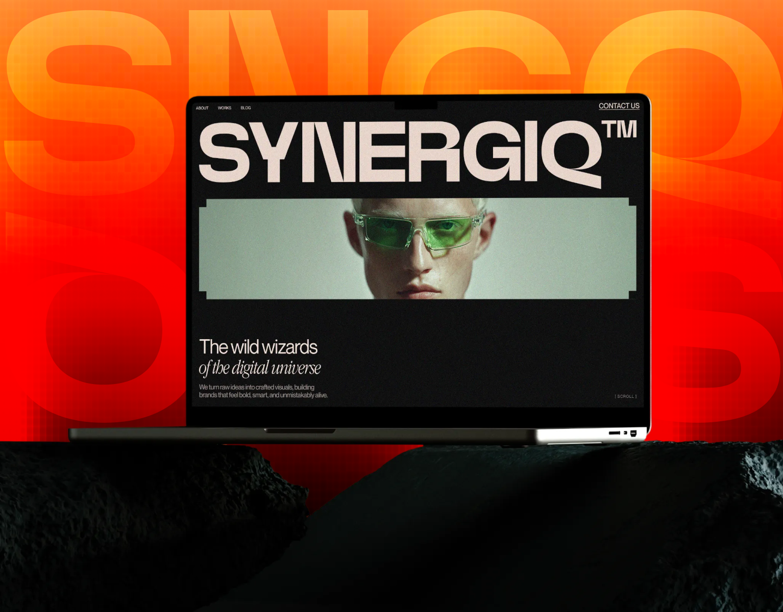 SynergiQ – Homepage Animation animation awwwards branding creative design follow graphic design ui uiux web web design webdesign website