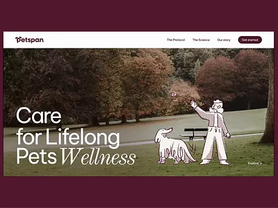 Petspan Case Study / Health & Wellness animation case study design development interface landing page pets promo scroll ui ux web webflow website wellness