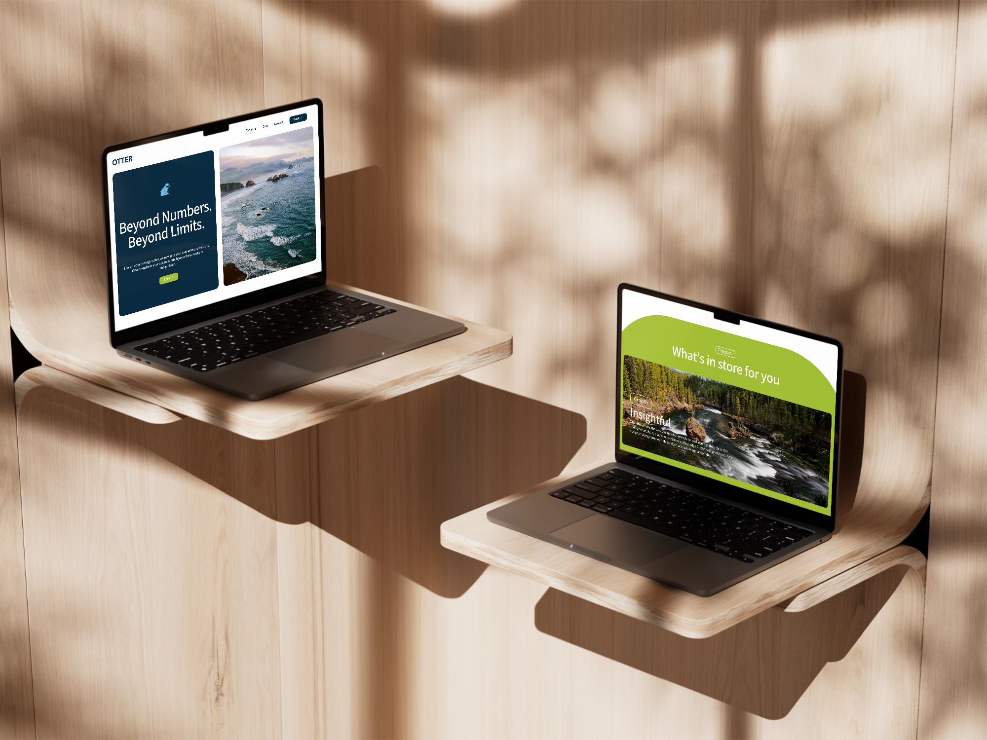 Otter Analytics Brand brand branding business branding graphic design logo startup tech tech branding