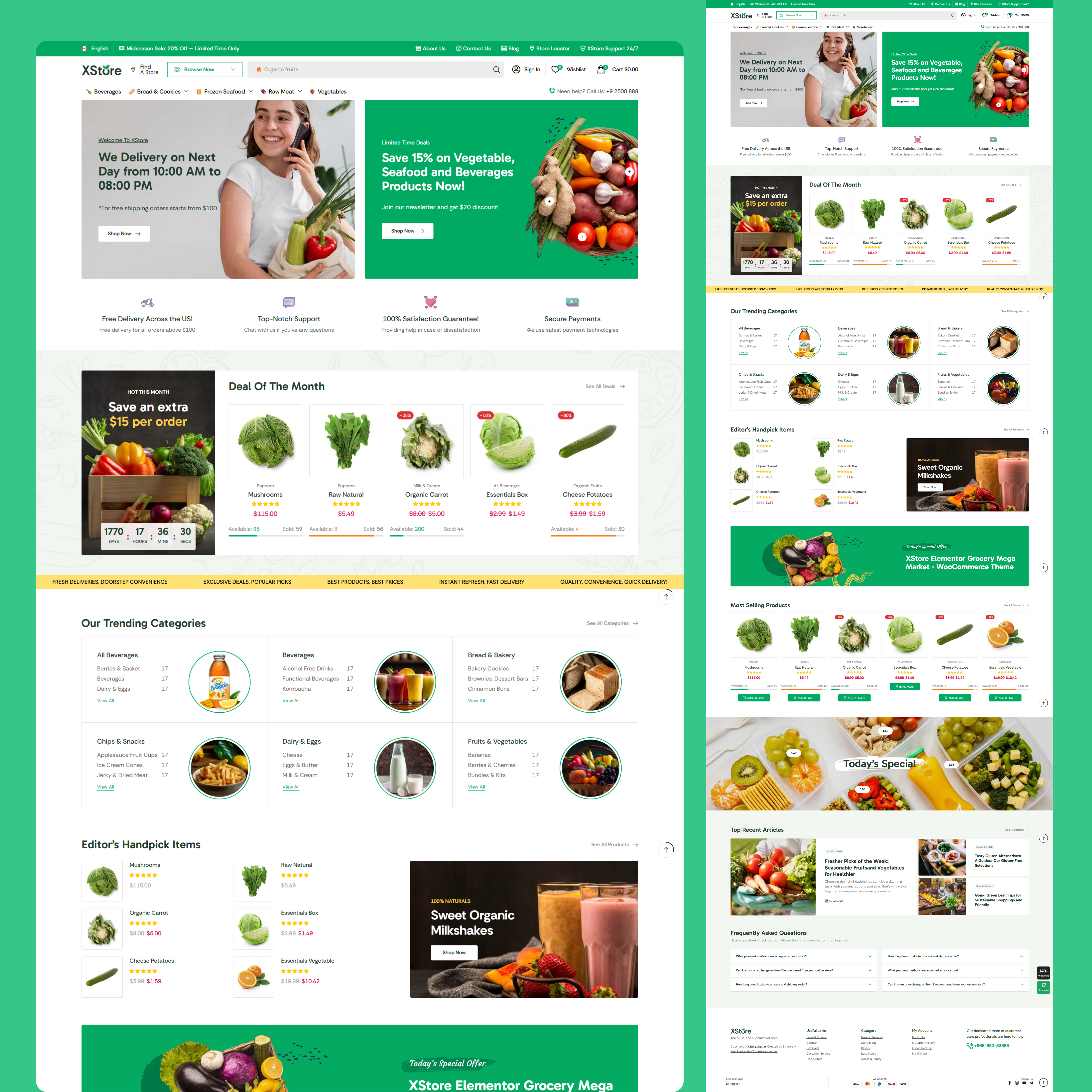 Grocery Ecommerce Website Design 3d adobe animation avada branding card design digital dp[c ecommerce fashion figma graphic design logo motion graphics ui usa vector website wordpress