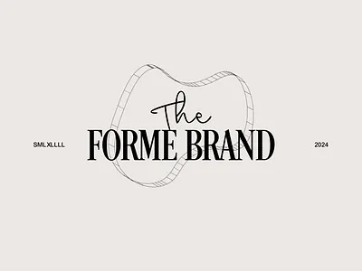 The FORME Brand 🧵 branding graphic design identité visuelle illustrator logo photoshop textile