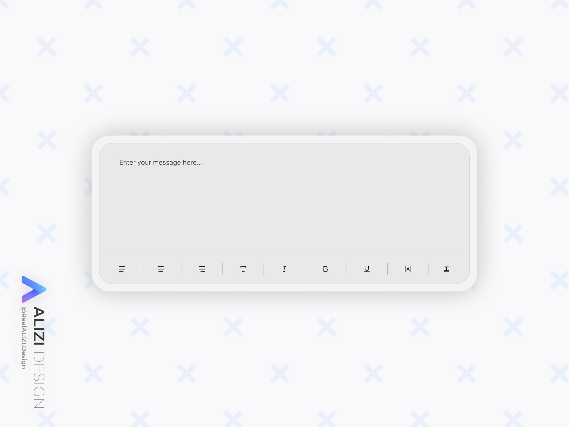 Text Editor Component | Minimal Input Field ui
