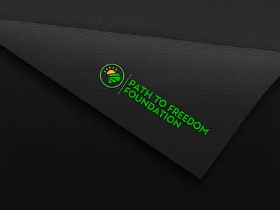 PATH TO FREEDOM FOUNDATION brand identity branding business logo charity logo community logo design flat logo foundation logo graphic design logo ministry logo nonprofit logo professional logo