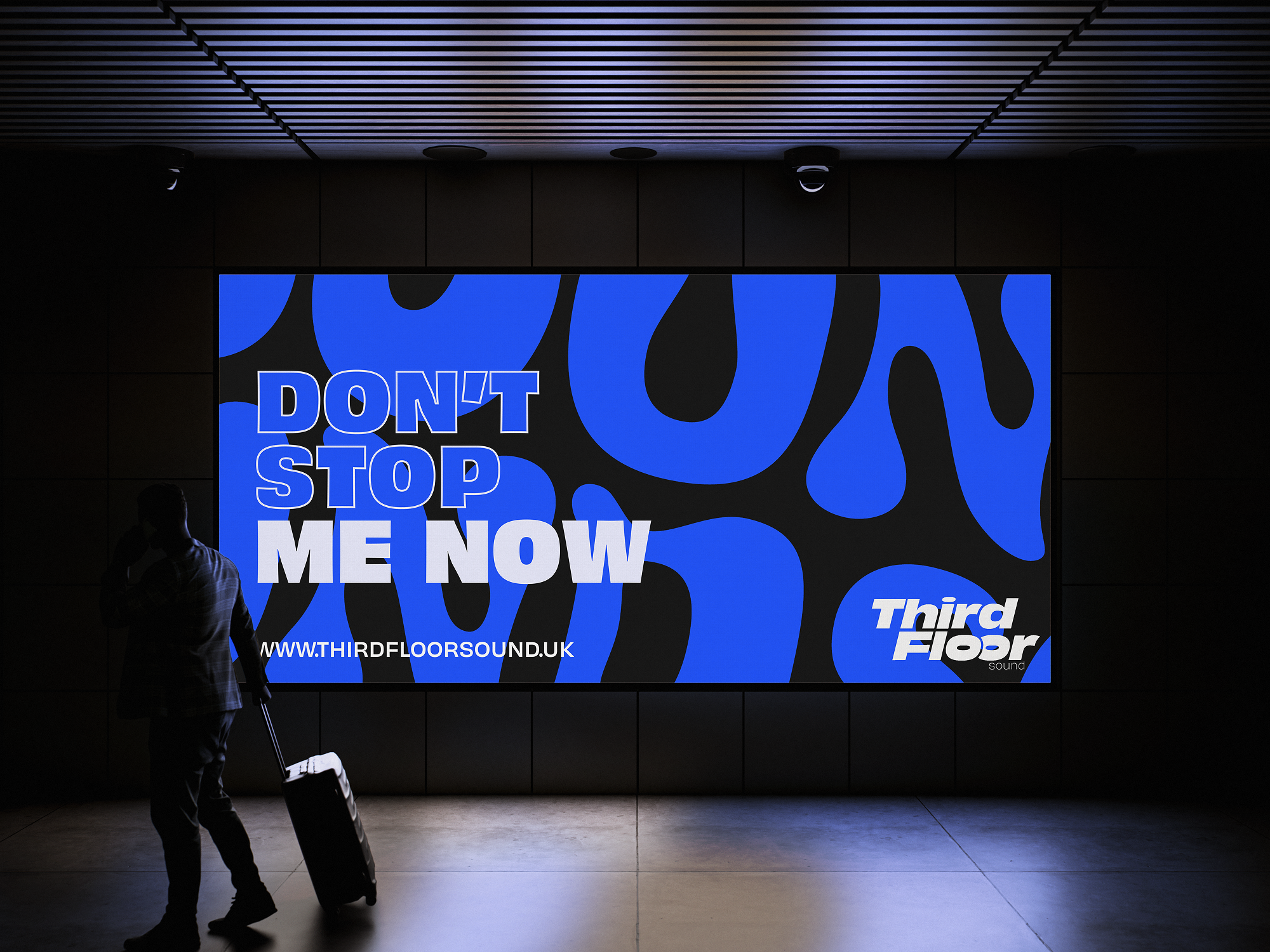 Advertising Materials for Third Floor Sound (Briefbox) adobe illustrator advertising art direction billboard branding business figma graphic design logo music pattern poster sticker typography visual direction