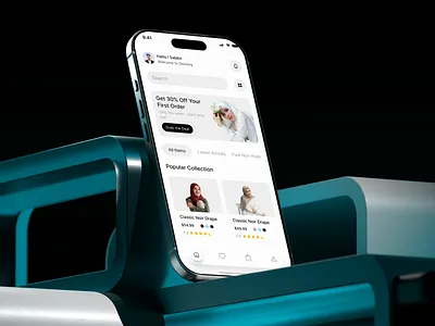 Modern Hijab Shopping App UI Design appdesign branding design hijabapp minimalisht mordan ui ui interface uiapp uidesign uiinterface uxdesign uxui