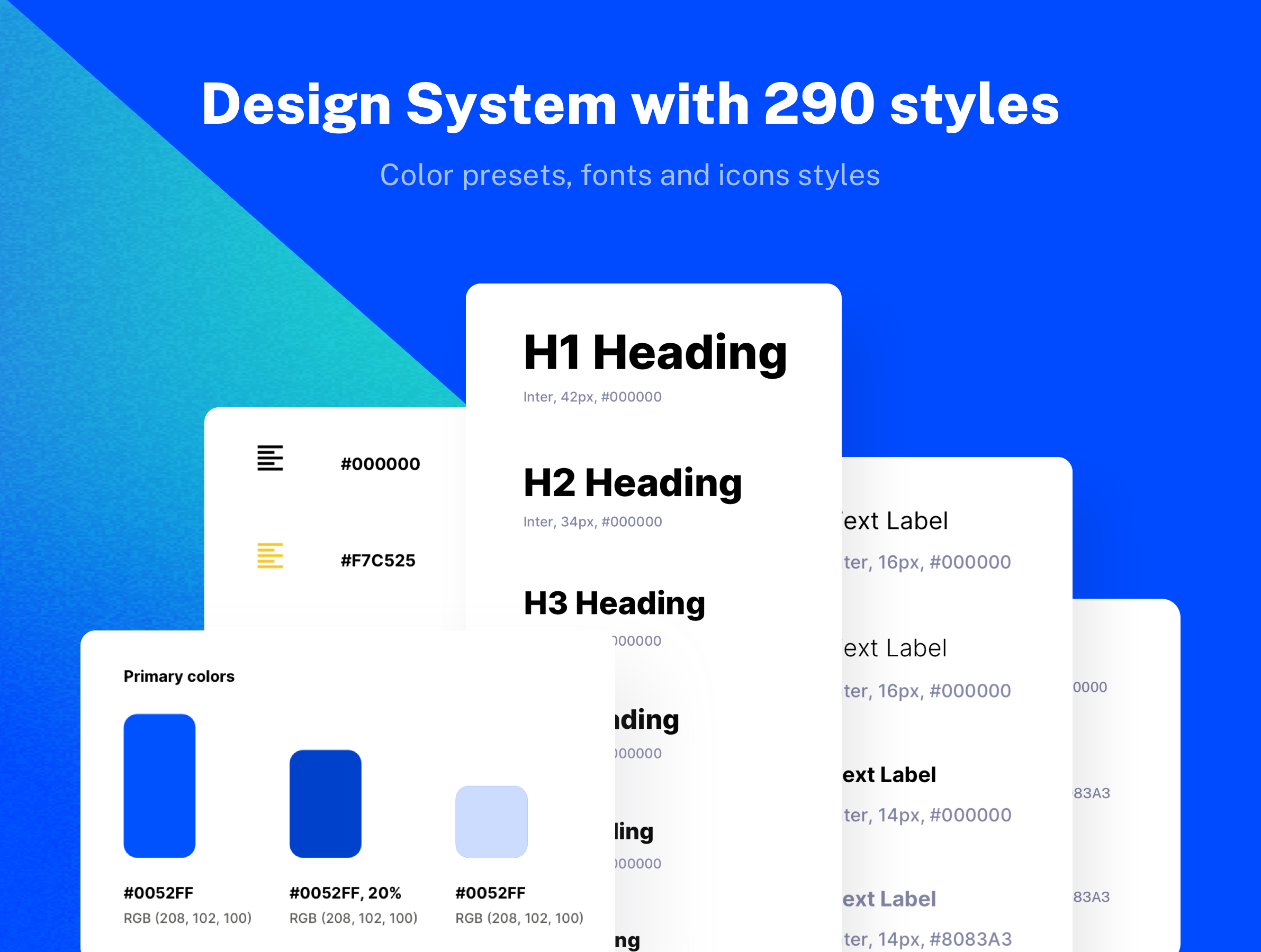 Example of UI Design Kit For Fintech Apps