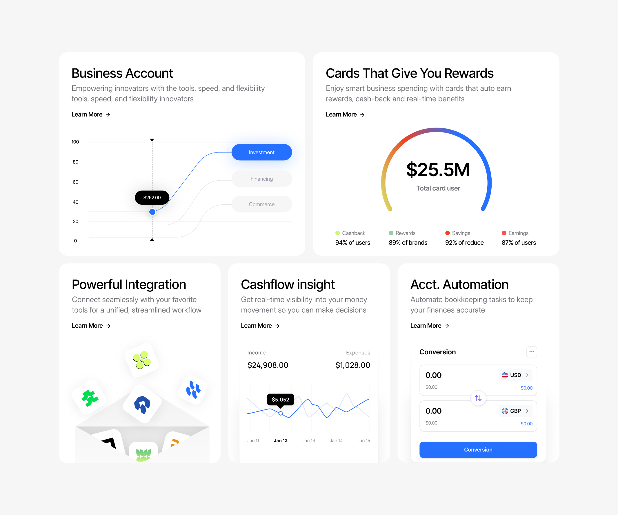 Fintech - Bento Card Design app app design banking app banking design bento card bento card design besnto design finance fintech fintech design hr rumen saas saas app saas design saas elements ui