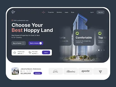 Website Header Design anik clean design illustration landing page landing page design ui web design website