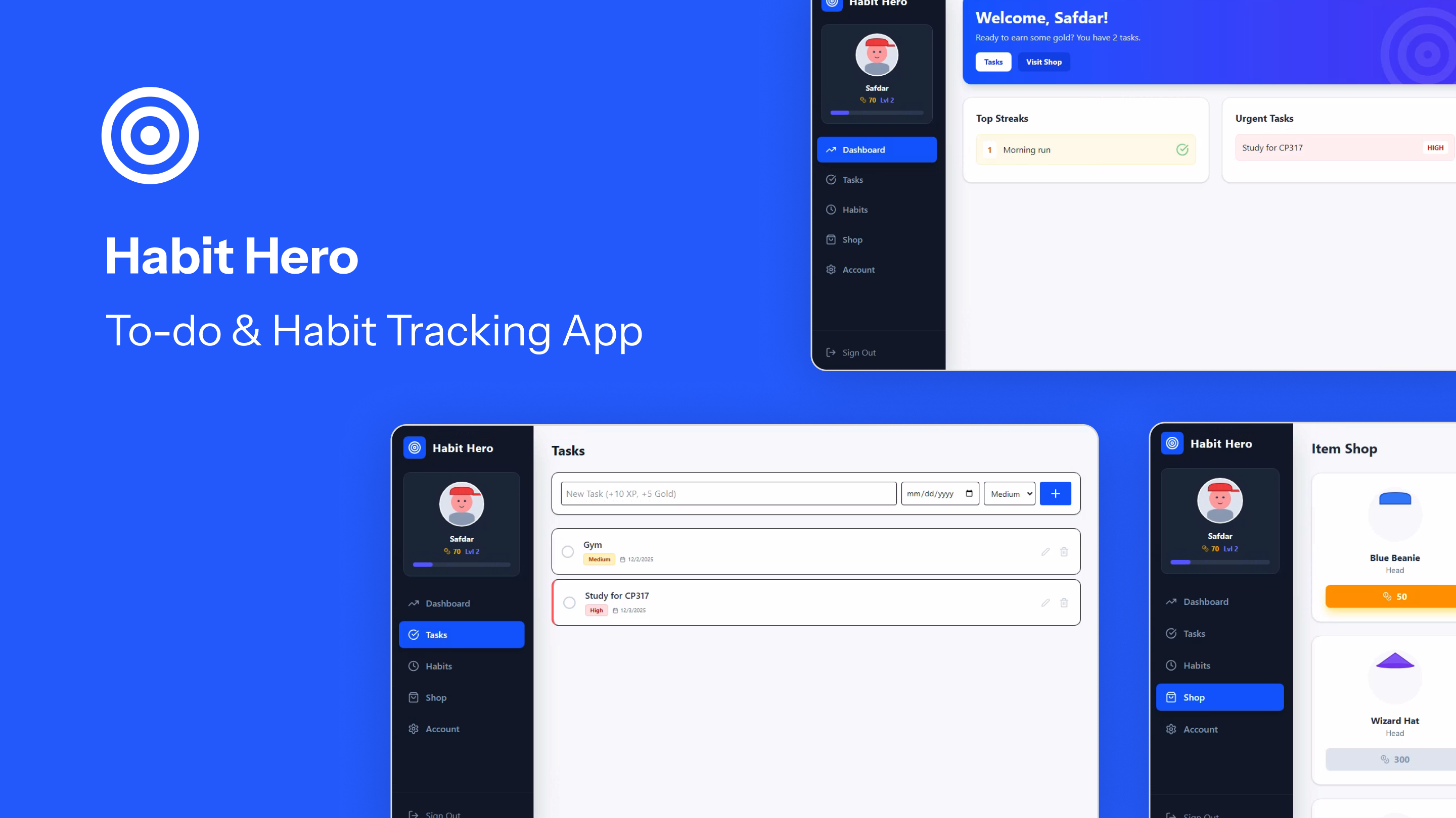 Habit Hero | Software Development app react software software engineer