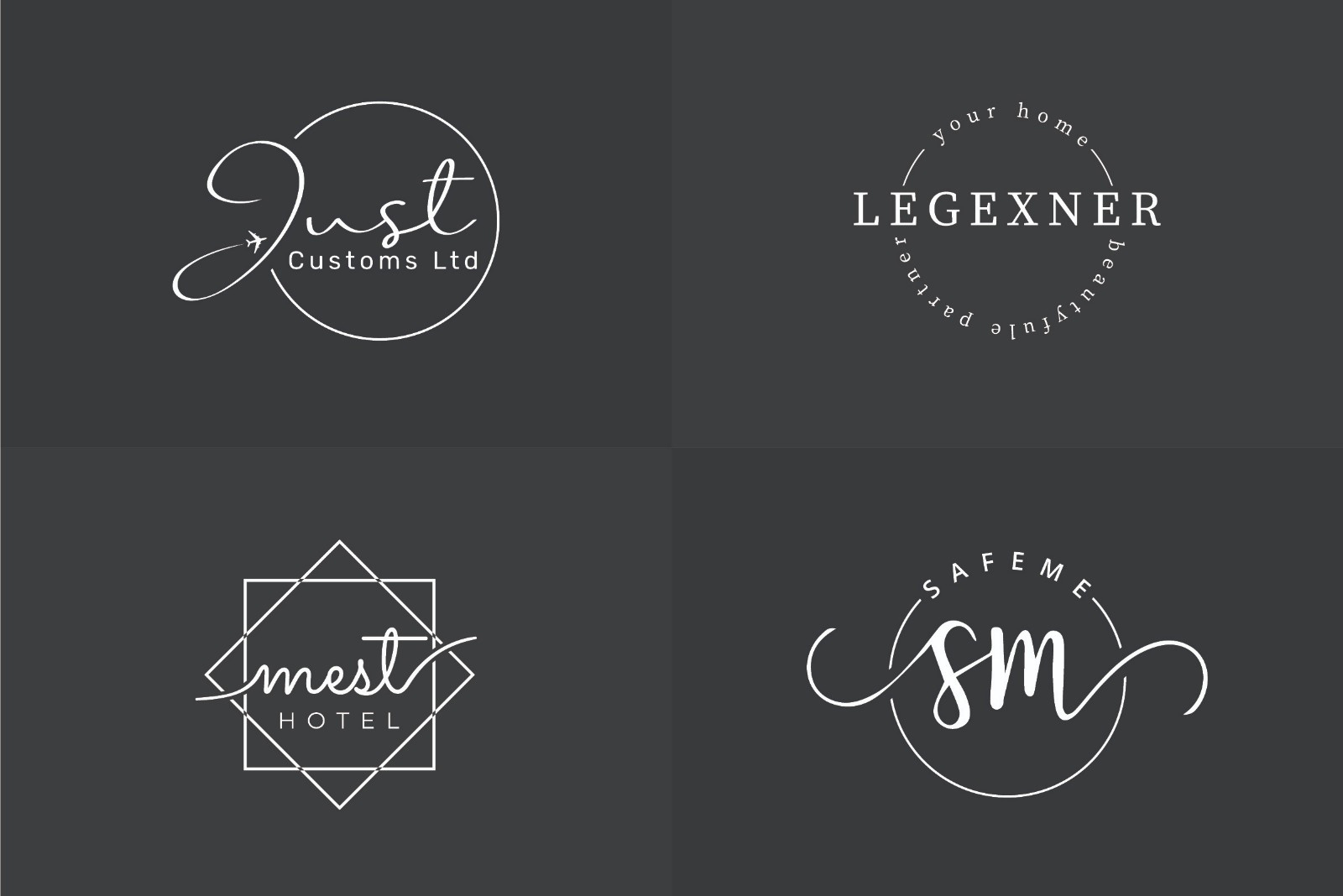 Example of Modern Minimalist Logo Design & Identity