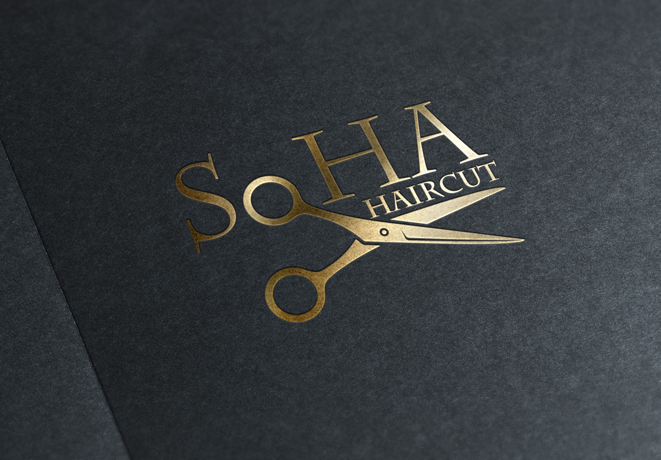 Soha Hair Cuttery Salon Logo Design barbershop logo brand identity branding freelance logo designer graphic design hair cuttery hair salon logo design logo logo designer طراحی لوگو طراحی لوگو آرایشگر طراحی لوگو سالن زیبایی