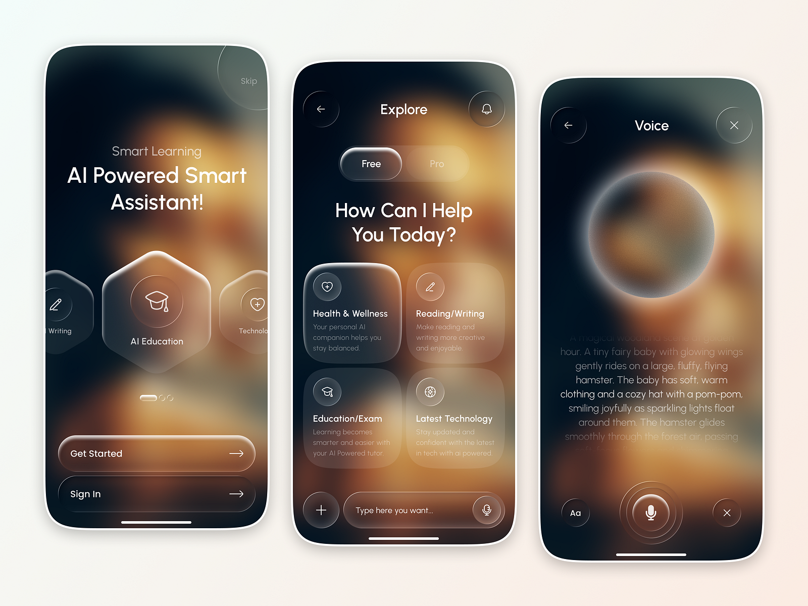 AI-Powered Smart Assistant App by Sheikh Elias on Dribbble