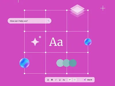Design System Illustration | Graphic Design app banner branding designsystem fintech graphic design graphicdesign illustration pink saas typography ui uxdesign visualdesign web