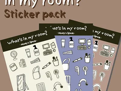What’s in my room PNG digital note planner stickers artwork digital art digital drawing digitalart digitaldownload digitalplanner digitalsticker digitalstickers goodnotes illustration procreate stickerdesign stickerset