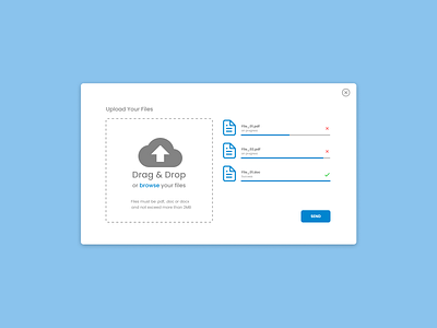 File Upload #dailyui #031 web design
