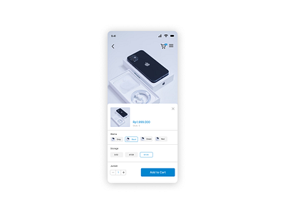 Customize Product #dailyui #033 app design