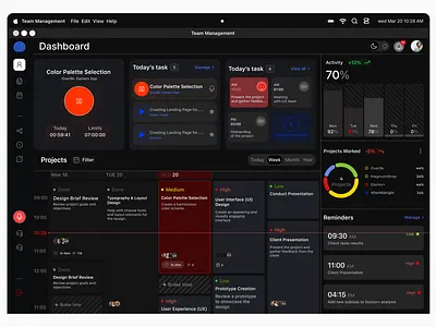 Task Dashboard app design design product designer team ui user flow user interface website design