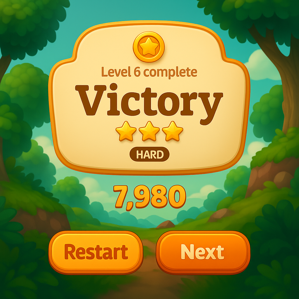 SkyShot Arena Shooting Bird Game UI Figma action game ui adobe xd app game app ui design figma game design game ui game ux illustration level completion screen levels levels ui shooting game ui timeline ui ui ui design ui ux