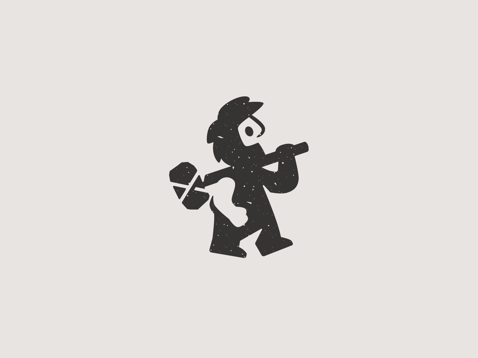 Ancient man logo ancient brand brand designer branddesigner branding branding designer brandingdesigner graphic design logo logo design logo designer logodesign logodesigner logotype man neanderthal negative space negative space logo