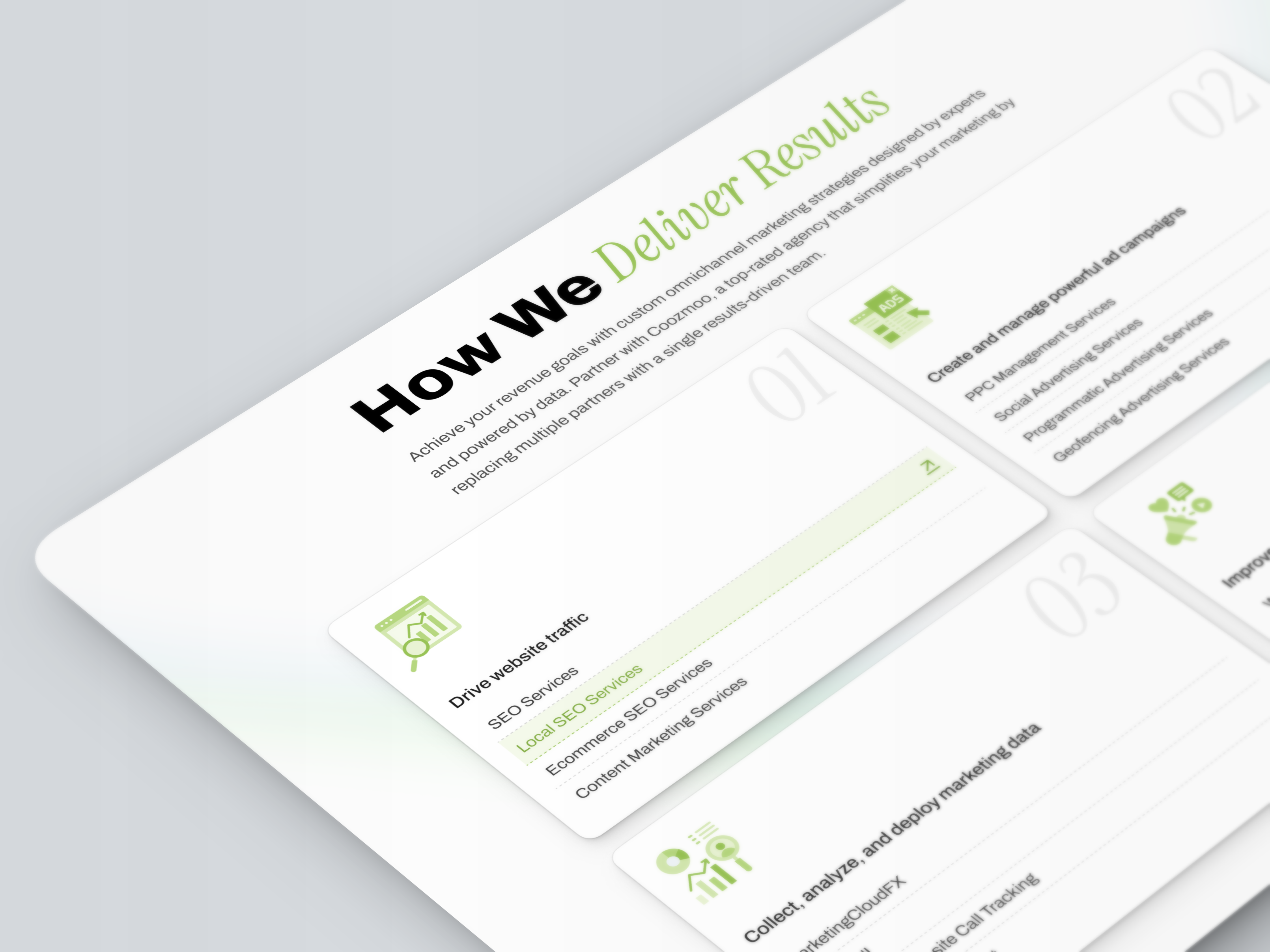 Minimalist SEO Marketing Feature Card — Clean Web UI agencywebsite cleanwebdesign conversionfocuseddesign featurecardui landingpagedesign marketingwebsiteui minimalistui seodesign servicesectionui startupwebsite uiforagencies userfriendly uxdesign webui