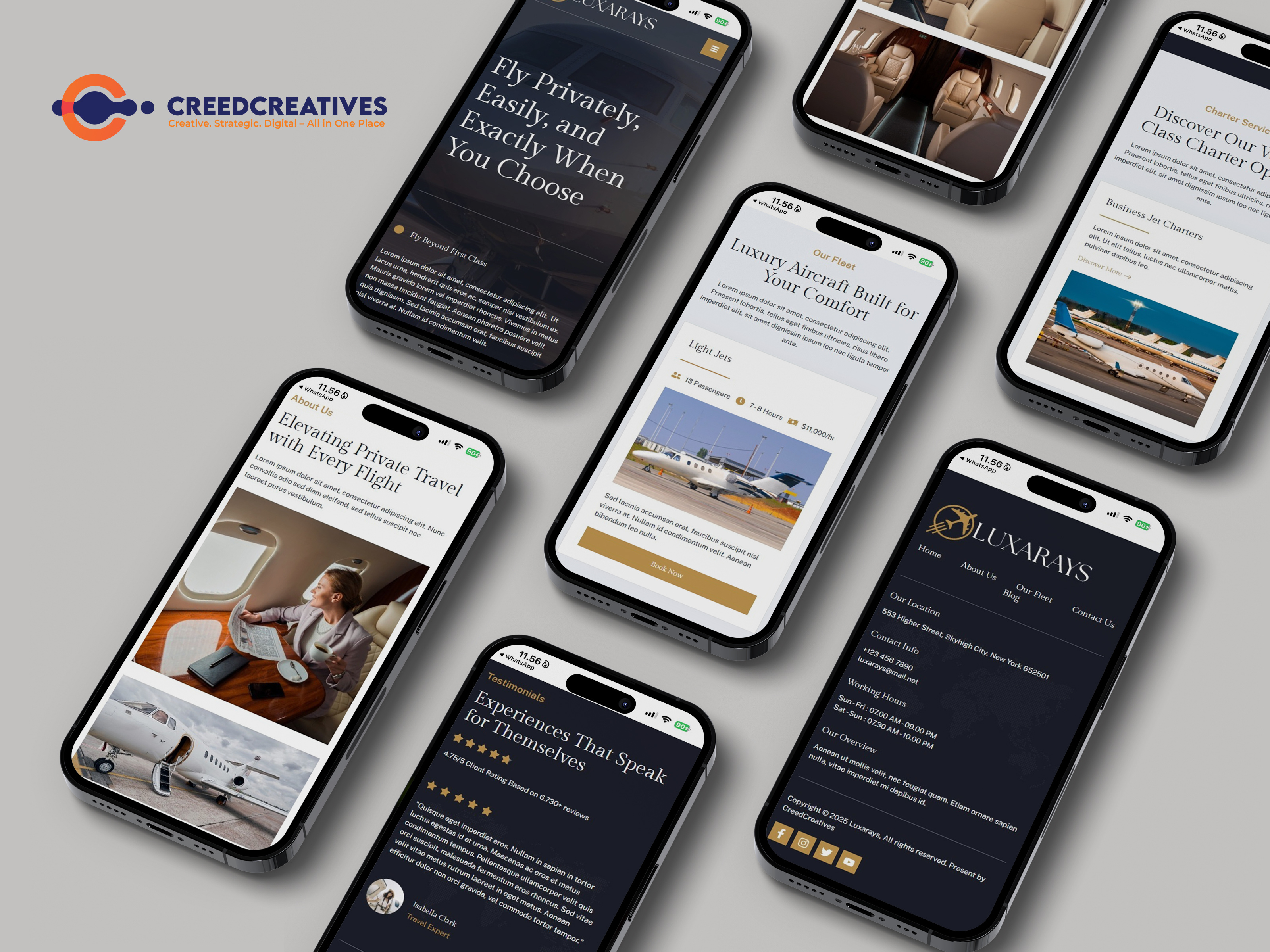 Private Jet Charter Web Design agencycreatives branding design illustration ui uiux userinterface webdesign webdevelopment website