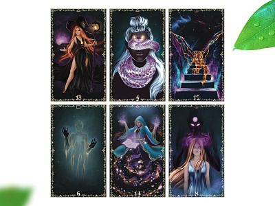 Tarot Cards cards design design graphic design illustration paint