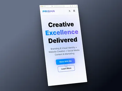 Portfolio site concept branding graphic design ui