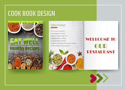 I will design cookbook, food menu or recipes book children book cover food blog