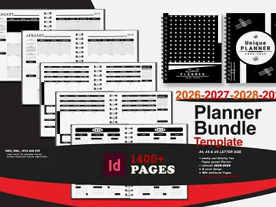 2026-2029 Ultimate Planner Bundle Pack. 2026 2029 planner creative planner planner bundle ultimate planner unique planner yearly planner