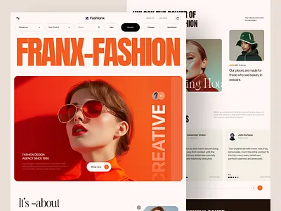 E-commerce Website Design auchay studio brand store brand store website design ecommerce website fashion brand fashion store landing page design store website ui web design website design