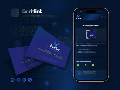 EverHint — AI Analytics for Smart Investing ai analytics banner branding graphic design illustration logo media platform smart investments ui ui ux web design
