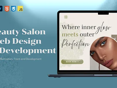 Beauty Salon Web Design & Development css design development figma javascript responsive web