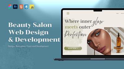 Beauty Salon Web Design & Development css design development figma javascript responsive web