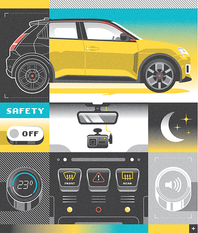 45 testing insights you need to know (Which?) auto buttons cam car dash electric illustration infographic night