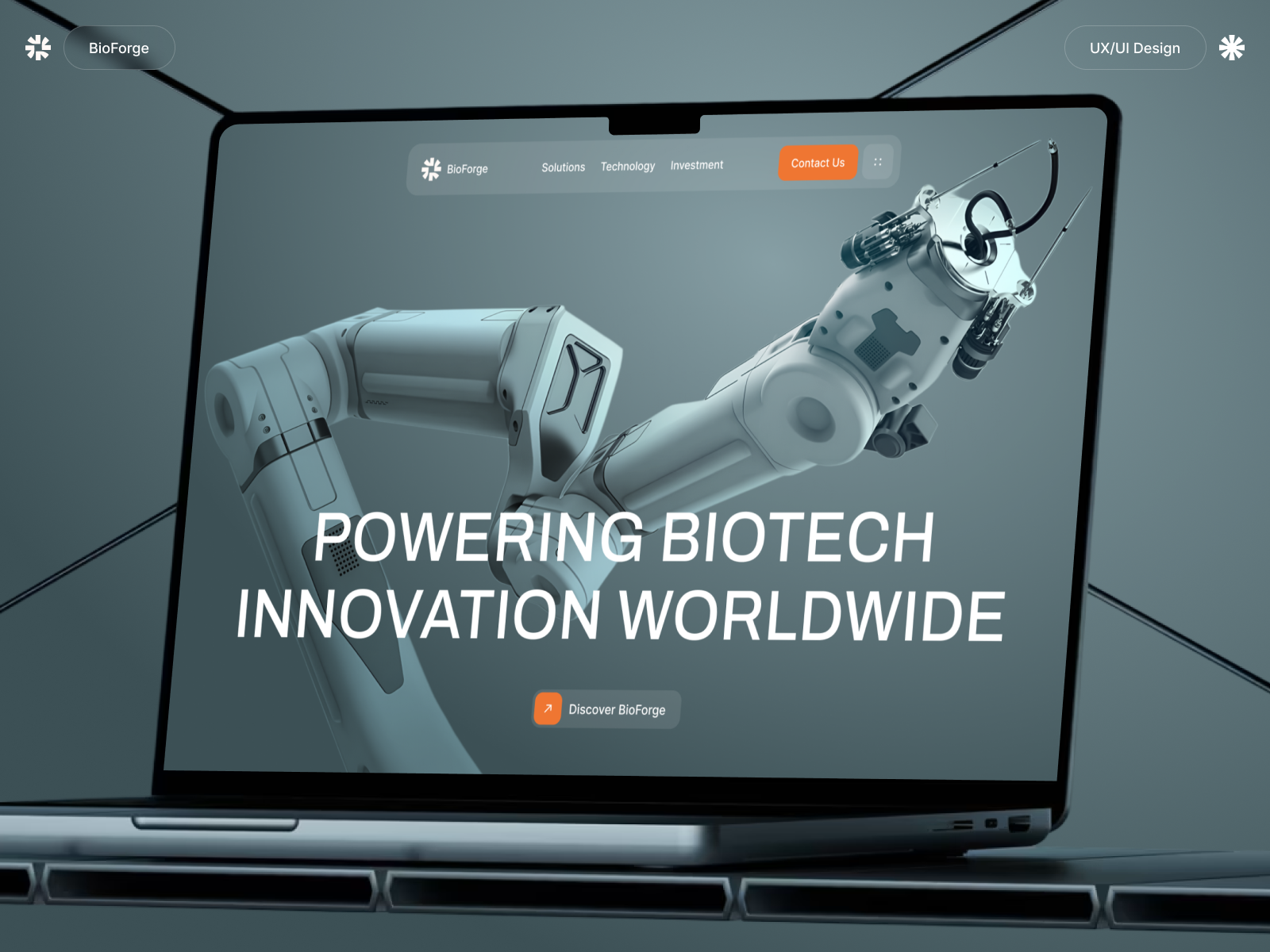 Biotech Website Design – BioForge by Phenomenon Labs for Phenomenon ...