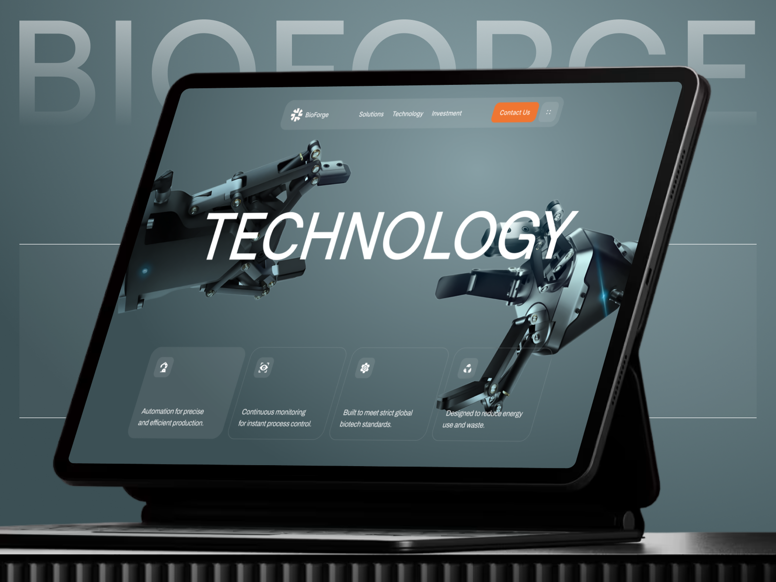 Biotech Website Design – BioForge by Phenomenon Labs for Phenomenon ...